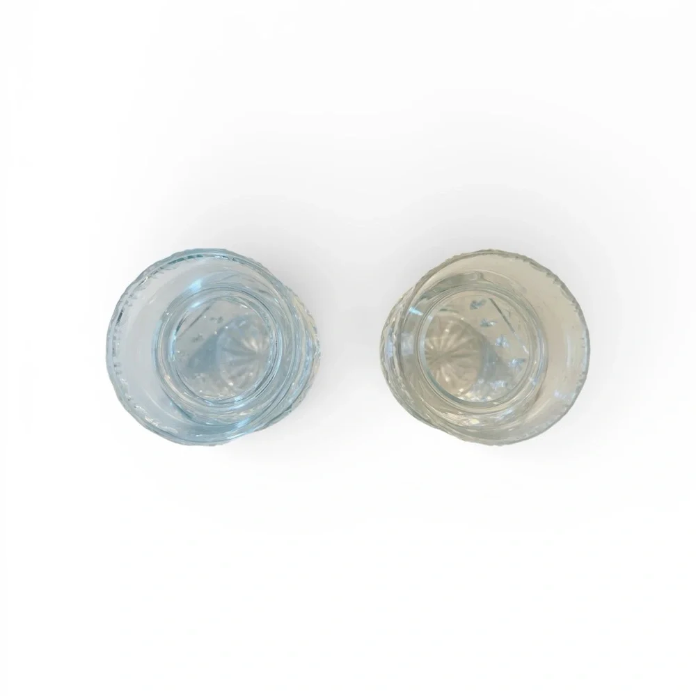 Waterford Crystal Lismore Jam Jelly Condiment Jar 5” Set Of 2